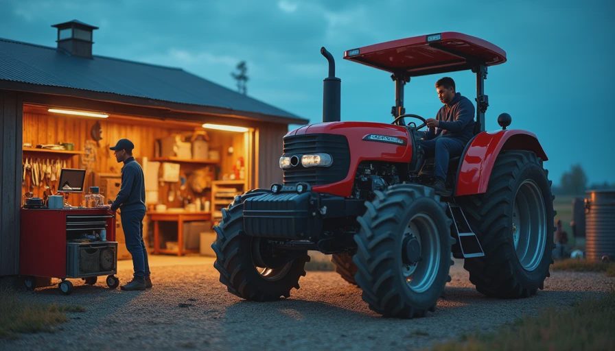 Visual context for maintenance cost reduction agricultural equipment