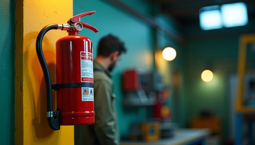 Illustration for workshop fire safety precautions