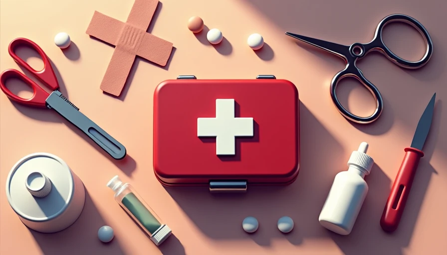 Visual context for first aid for mechanics workshop