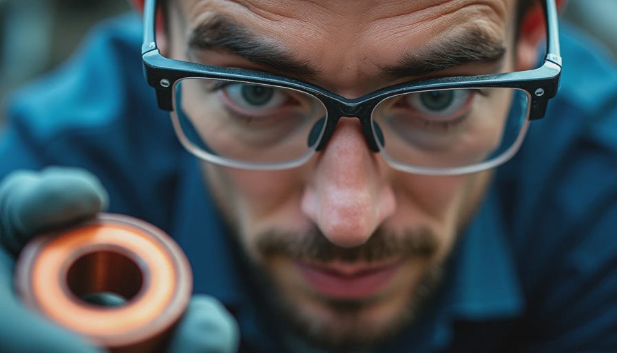 Visual context for bearings inspection