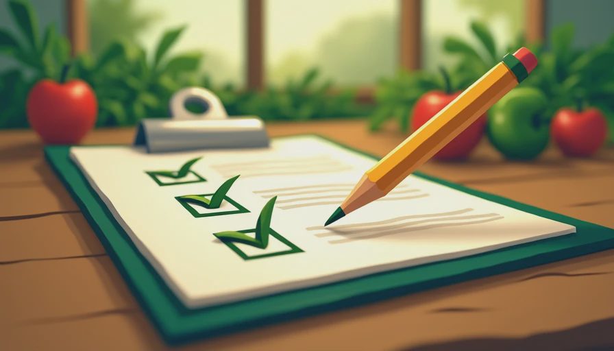 Illustration for pre-harvest inspection