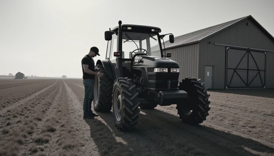 Visual context for tractor transmission fluid change interval