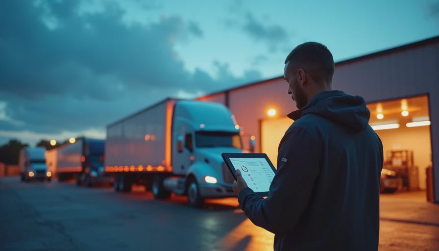 Visual context for fleet maintenance tracking