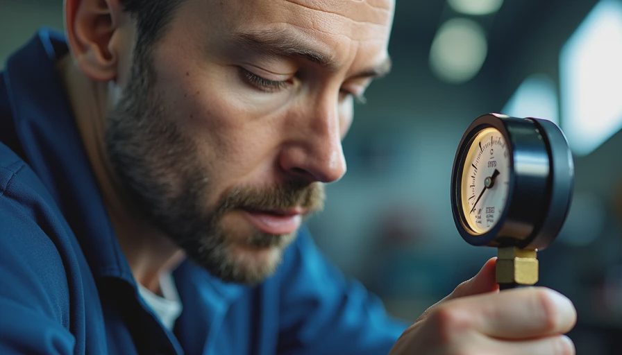 Visual context for hydraulic pressure tester