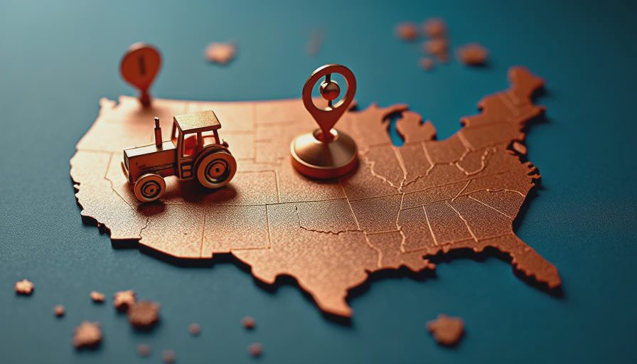 Visual context for farm fleet GPS tracking